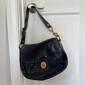 Coach leather black legacy purse